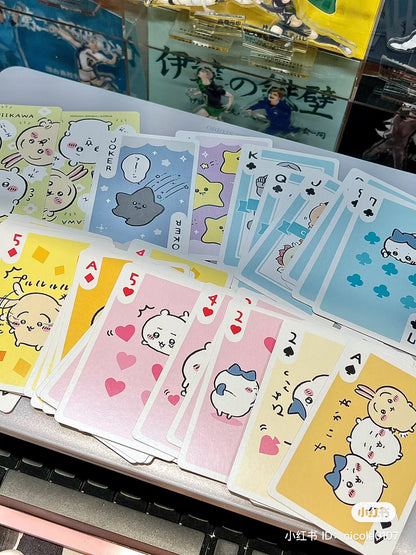 chiikawa｜可爱纸质扑克牌/正反面都可爱/每张不同图案