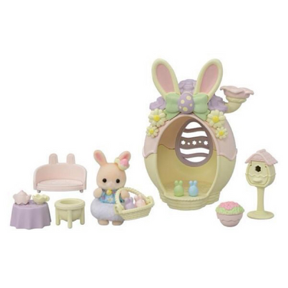 SylvanianFamilies森贝儿家族｜复活节彩蛋玛格丽特兔小屋套组/玩具/过家家