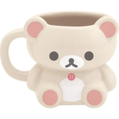 Rilakkuma｜Makeup Rilakkuma 3D Porcelain Mug｜90×Φ95mm approx.