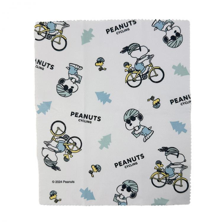 Snoopy｜2024春日骑行者限定眼镜盒+眼镜布｜约幅15.5×奥行6.5×高さ2cm