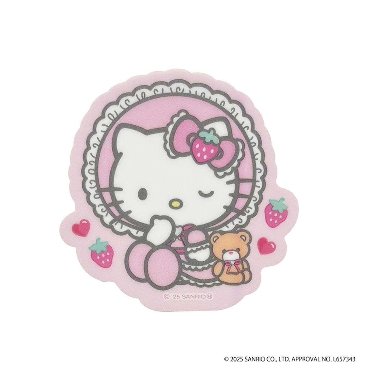Hello kitty｜Lolita Fashion PVC Sticker｜H63xW63mm approx.
