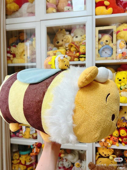 Disney｜2024 HONEY DAY蜜蜂系列Tsum蜜蜂噗噗公仔/抱枕｜約高27×寬32×深45(cm)