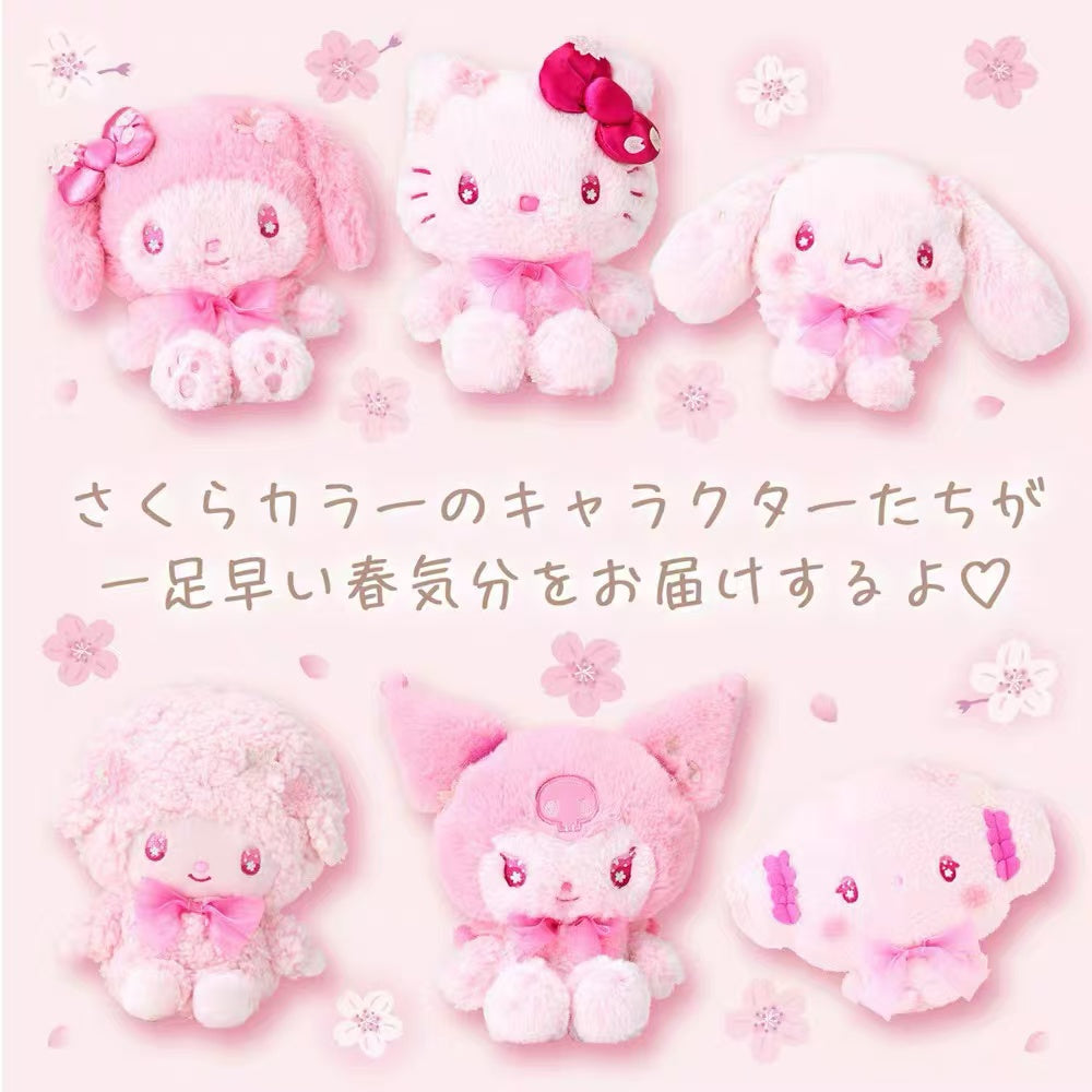 Sanrio｜Sakura 2025 Plush Dolls/Plush Toy ｜23.9 x 17.3 x 9.0cm approx.