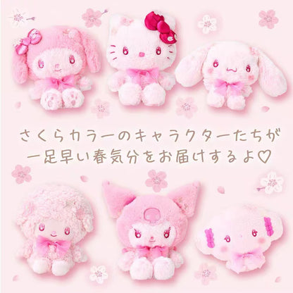 Sanrio｜Sakura 2025 Plush Dolls/Plush Toy ｜23.9 x 17.3 x 9.0cm approx.