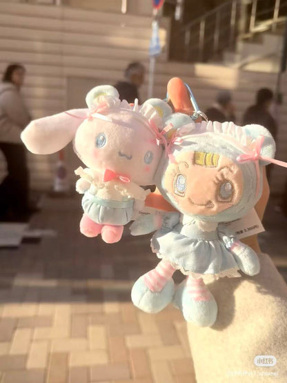 Sanrio｜Mezzo Piano Rabbit Mascot Holder /Plush Keychain