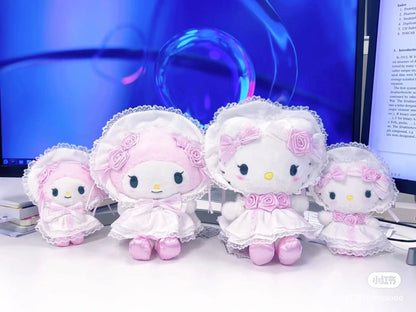 Sanrio｜White Frill Design Plush Dolls/Plush Toy｜20×12×23cm approx.