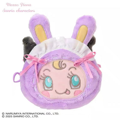 Sanrio｜Mezzo Piano Rabbit face-shaped pouch