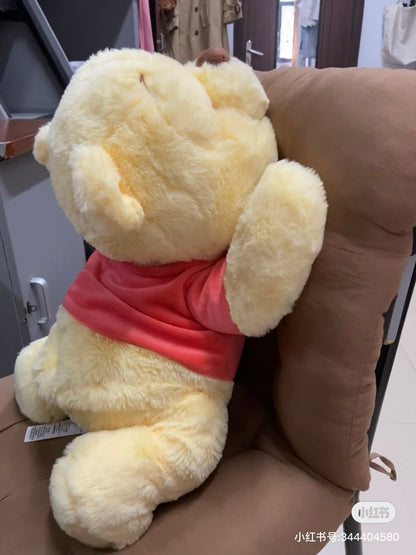 Disney SH｜winnie the pooh趴趴fluffy维尼玩偶/公仔