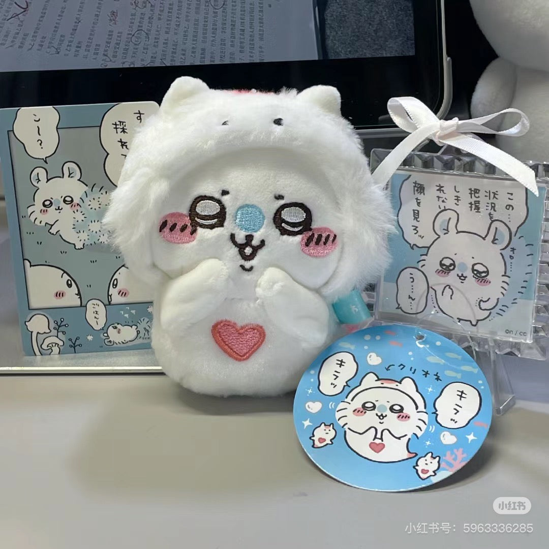 Chiikawa 吉伊卡哇｜水族馆系列爱心飞鼠挂件｜約H100×W90×D55mm