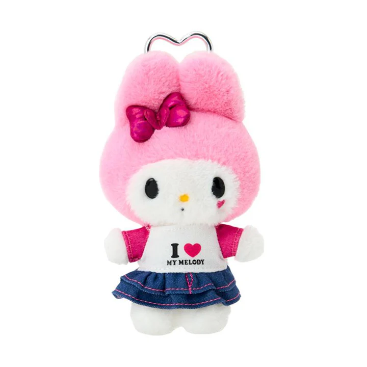 Sanrio｜I Love Sanrio Characters Mascot Holder /Plush Keychain｜W11×D5.7×H15cm approx.