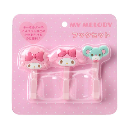 Sanrio｜Hook Set｜2.5×3.5×7.5cm approx.