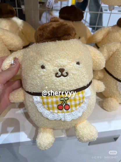 Sanrio｜Cherry Check Pom Pom Purin Plush Dolls/Plush Toy｜20.0 x 21.0 x 23.0cm approx.