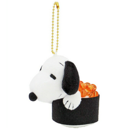 Snoopy｜Peanuts Sushi Mascot Holder /Plush Keychain｜ 9.5×8×9cm approx.