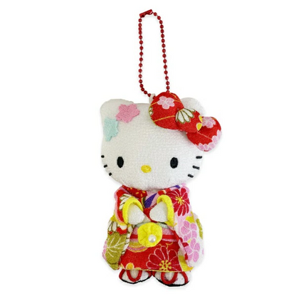 Sanrio｜Kimono Mascot Holder /Plush Keychain｜H12cm approx.