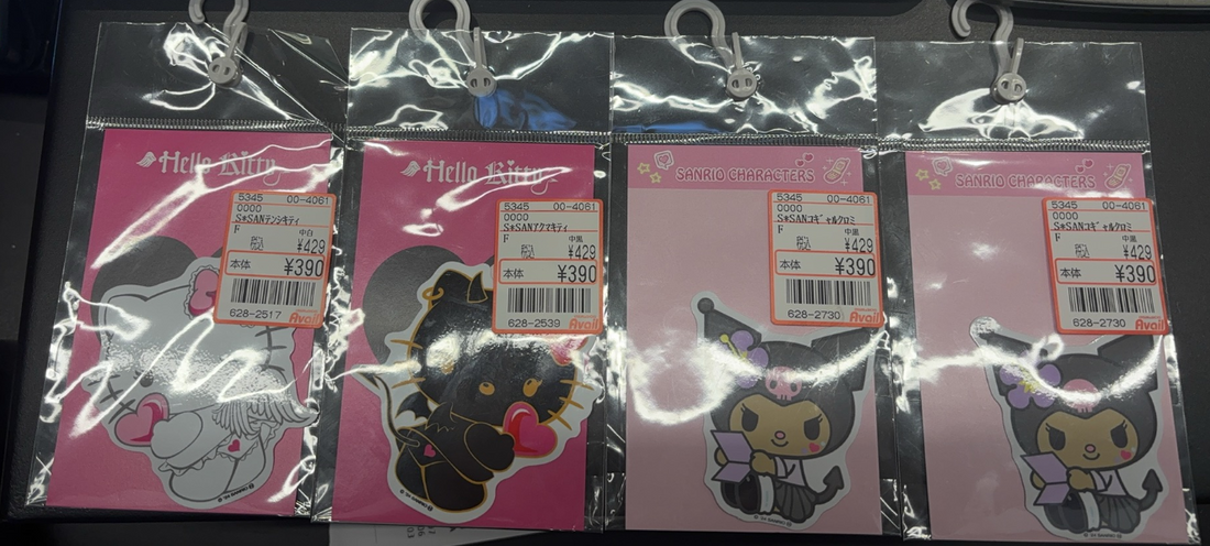 Sanrio三丽鸥｜Avail联名Hello Kitty凯蒂猫天使恶魔贴纸