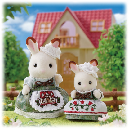 SylvanianFamilies｜CHOCOLATE RABBIT HOME EMBROIDERY Calico Critters Epoch