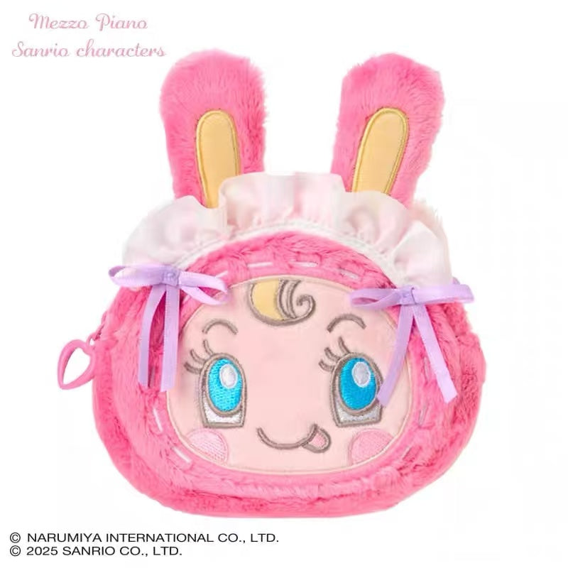 Sanrio｜Mezzo Piano Rabbit face-shaped pouch