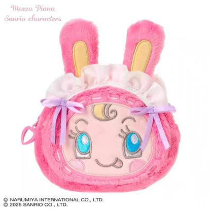 Sanrio｜Mezzo Piano Rabbit face-shaped pouch
