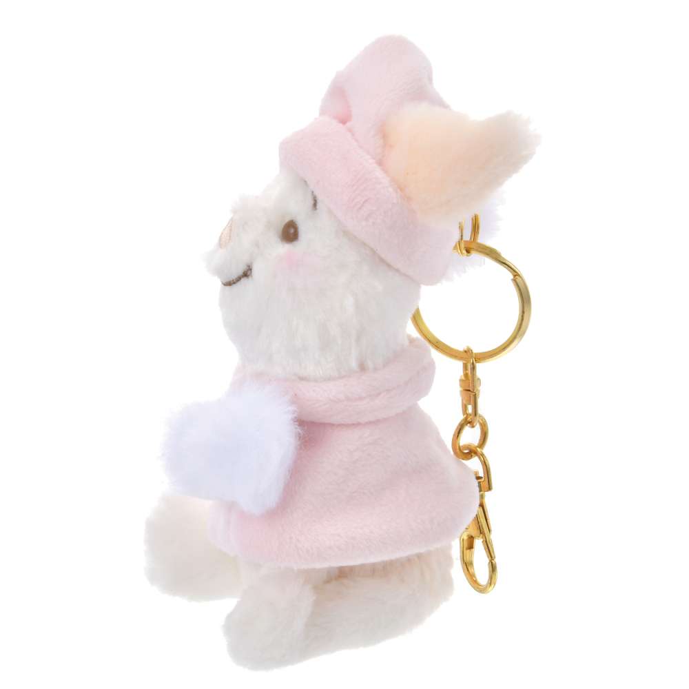 Disney迪士尼｜Plush Mascot Keychain - White Pooh Fruit Latte Color东迪冬日限定水果拿铁色睡衣睡帽斗篷系列可爱角色毛绒挂件/包挂｜约高 16.5 x 宽 10 x 深 9cm