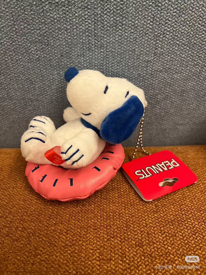 Snoopy｜Peanuts Chill Life Mascot Holder /Plush Keychain｜11×8.5×8cm approx.