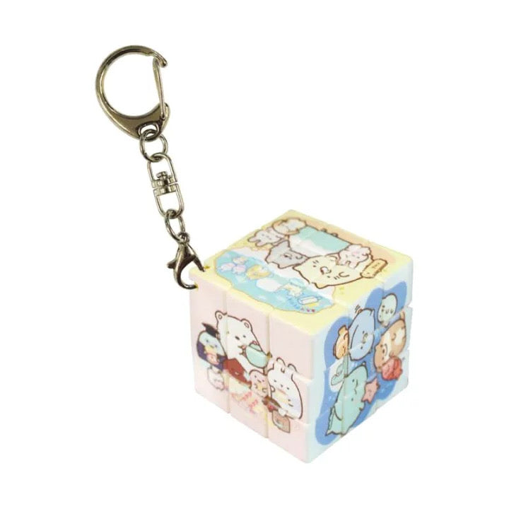 Sumikko gurashi角落生物｜魔方钥匙扣挂件/益智玩具｜約H30×W30×D30mm