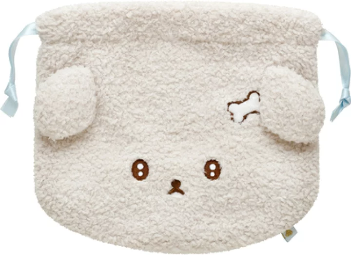 Ishiyowachan｜Junior Chan Appears Plush Drawstring Bagh｜170×200mm approx.
