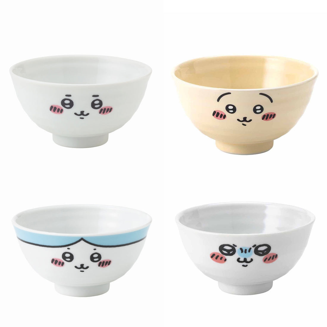Chiikawa 吉伊卡哇|角色大脸可爱陶瓷碗|約直径125×H65mm