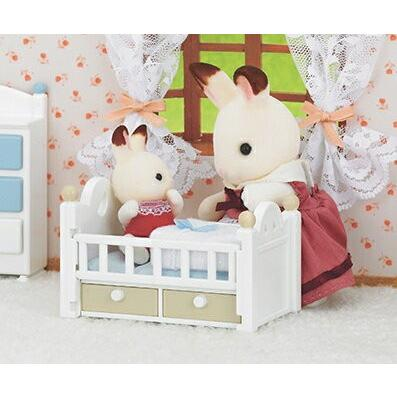 SylvanianFamilies｜Chocolate Rabbit Baby Furniture Set
