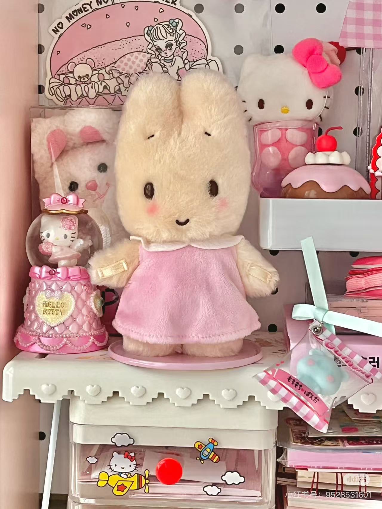 Sanrio三丽鸥｜Plush Doll (S) - Marron Cream : Pitatto Friends｜11×6×16.5cm approx.