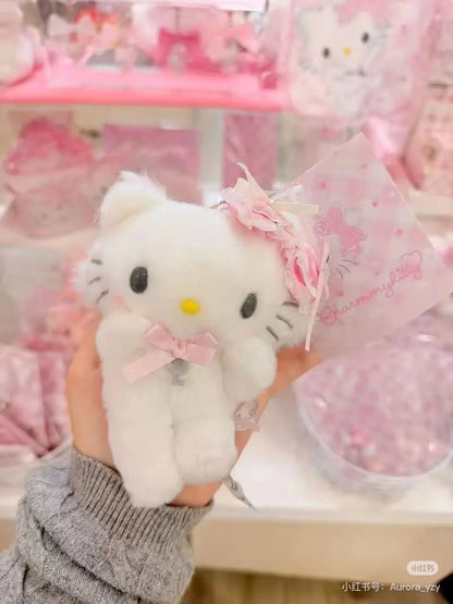 Sanrio｜My Furbaby Charmmy kitty Mascot Holder /Plush Keychain｜11×5.5×13cm approx.