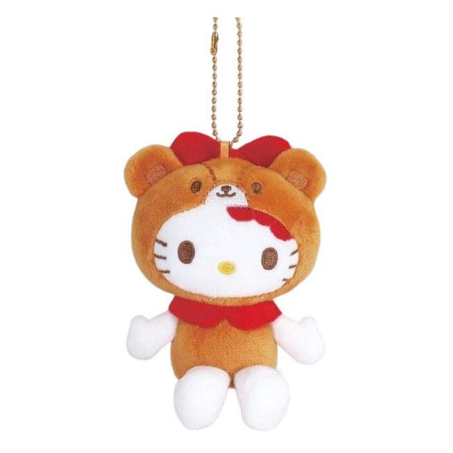 HelloKitty｜Sanrio 50th Anniversary Tiny Chum Mascot Holder /Plush Keychain｜ 85x100x45mm approx.