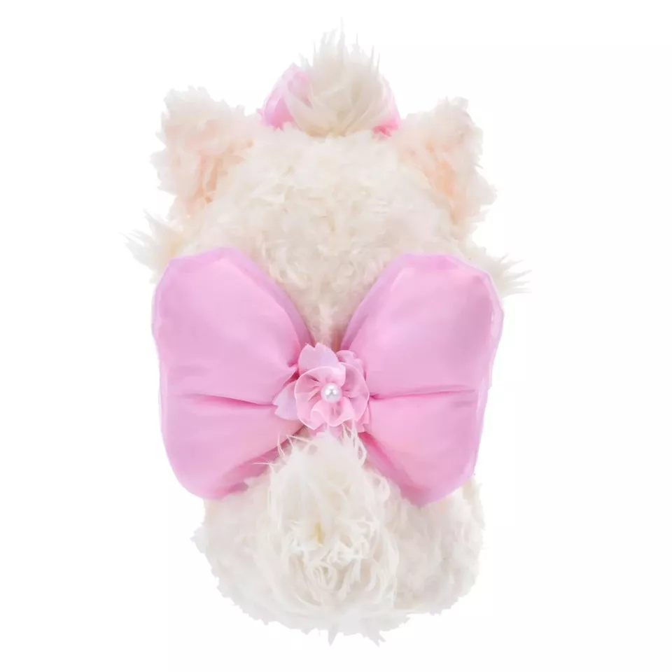 Disney迪士尼｜ Cherry Blossom Sakura 2025Collection  PlushToy 东迪2025年限定樱花粉坐姿可爱角色毛绒玩偶/公仔/超好摸玫瑰卷毛｜ 约25.5×23×20cm