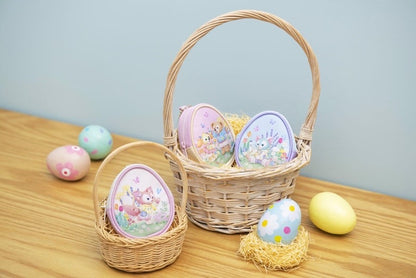 Disney迪士尼｜2024东迪春日复活节限定零钱包3只组/正反不同图案｜約幅8×奥行3×高さ10cm