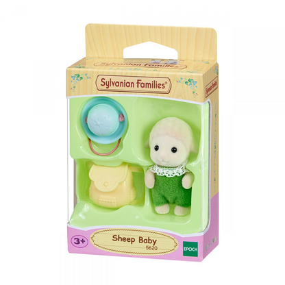 SylvanianFamilies森贝儿家族｜Sheep Baby绵羊宝宝包包帽子站宝套装/四肢可动/玩具/过家家5620