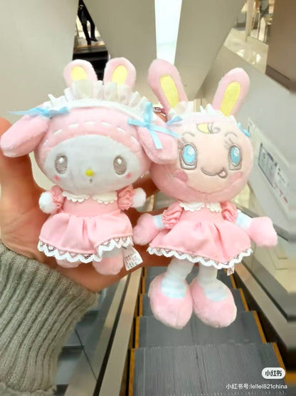 Sanrio｜Mezzo Piano Rabbit Mascot Holder /Plush Keychain