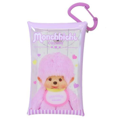 Monchhichi｜Colors Clear Multi Case with Carabiner｜65×115mm approx.