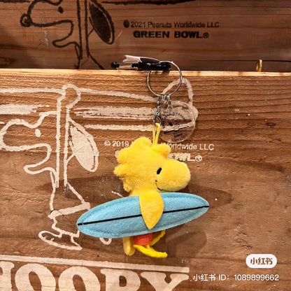 Snoopy｜HAWAII夏威夷限定晒黑的小黑仔们挂件/包挂｜约H19 x W11 x 14cm