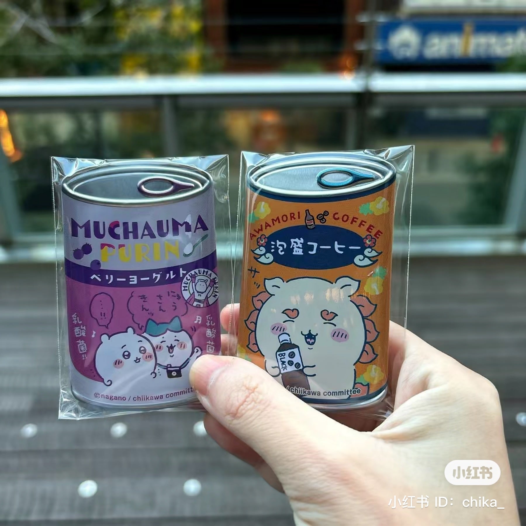 Chiikawa 吉伊卡哇｜易拉罐铁质感徽章/吧唧/冰箱贴盲盒/全12种｜1枚入