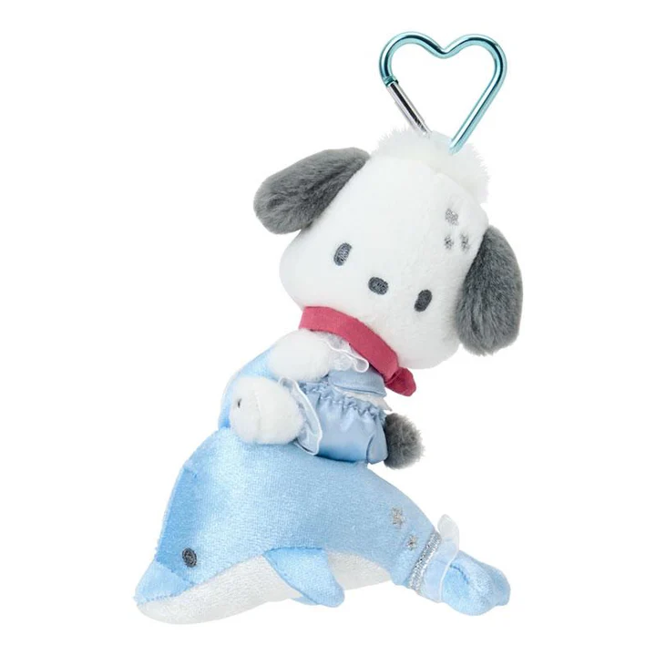 Sanrio｜Shiny Dolphin Characters Mascot Holder /Plush Keychain｜12×6×14cm approx.