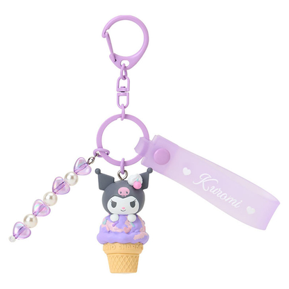 Sanrio｜Dreamy Ice Cream Mascot Bag Charm Keychain｜ 3×2.5×4.5cm approx.