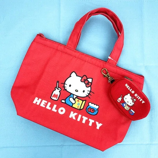 Hello kitty凯蒂猫｜50周年限定保温保冷袋/托特包｜约30cm×10cm×20cm