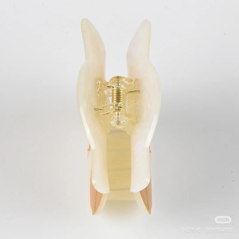 Mofusand｜Pearl Acrylic Hair Claw Clip - Cat｜H60 × W80 × D45mm approx.