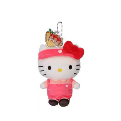Hello Kitty｜avail food Mascot Holder /Plush Keychain
