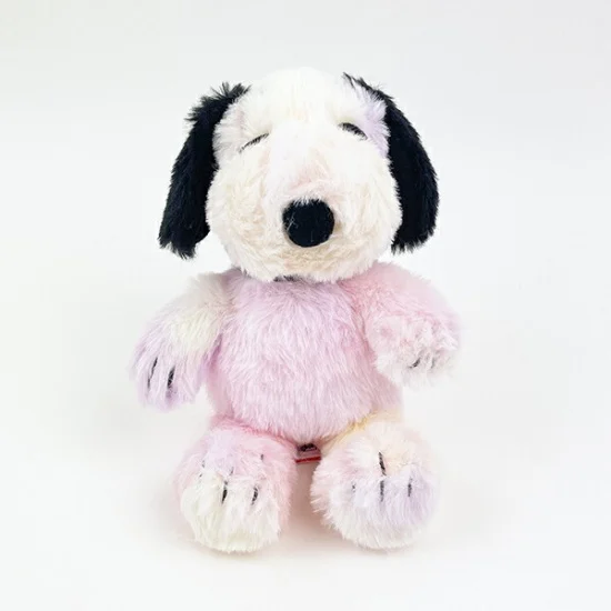 Snoopy史努比｜PEANUTS SN Marble Color S BK大理石彩色晕染小号毛绒玩偶/公仔｜约H16 x W15 x D14cm