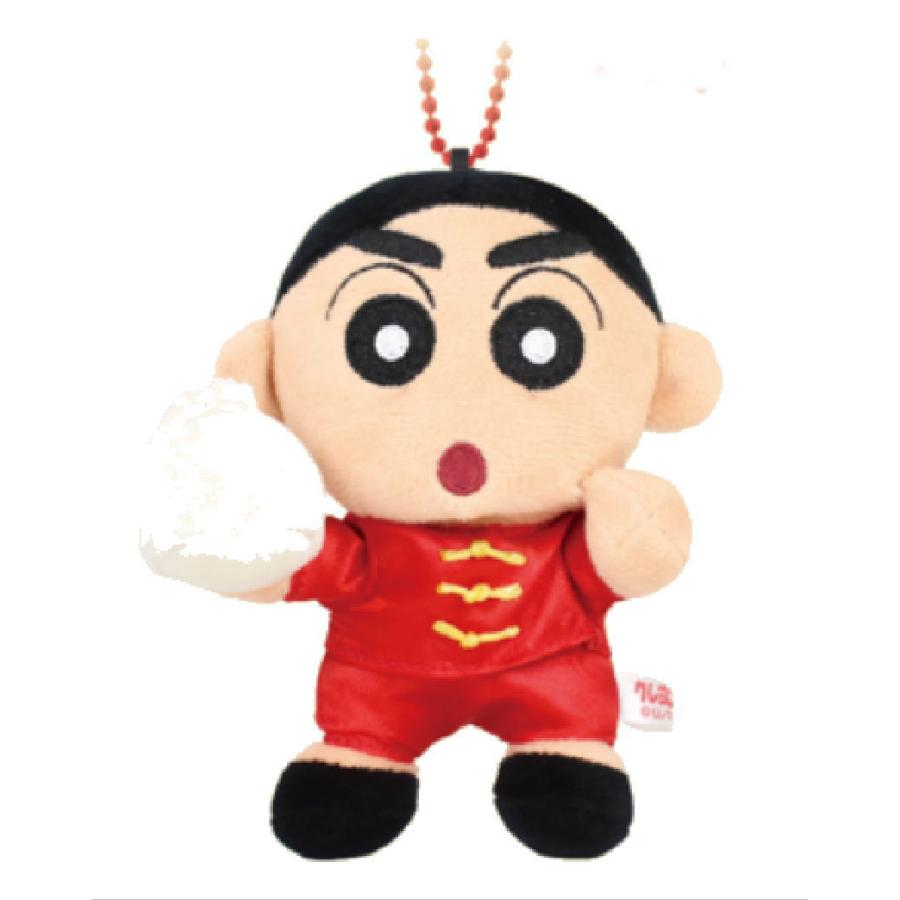 Crayon shin-chan｜ChineseMascot Holder /Plush Keychain｜135mm H x 90mm W x 70mm approx.