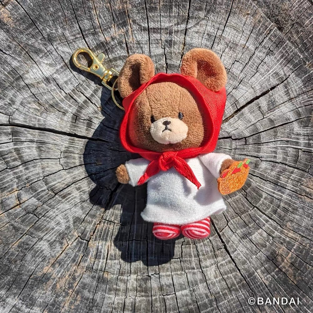 The bear’s school上学熊｜学院限定小红帽毛绒公仔挂件/钥匙扣｜约幅7.5cm/奥行5cm/高さ11cm