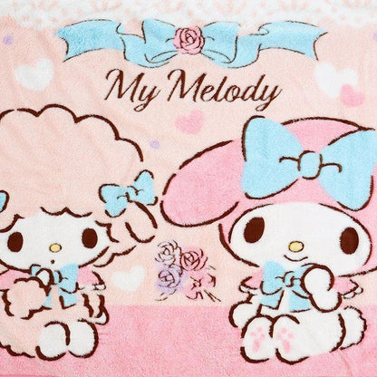 Sanrio｜限定牛珊瑚绒亲肤双面印花小毯子/午睡毯｜约70x100cm