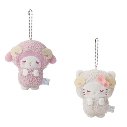 Sanrio｜ Goodnight Sheep Mascot Holder /Plush Keychain｜W120×H110×D40mm. approx.