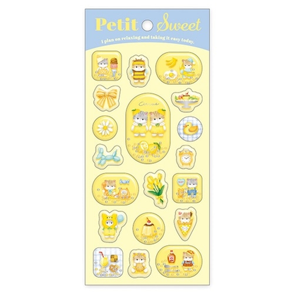 Mindwave｜Petit Sweet Stickers｜W202×H93×D6mm approx.