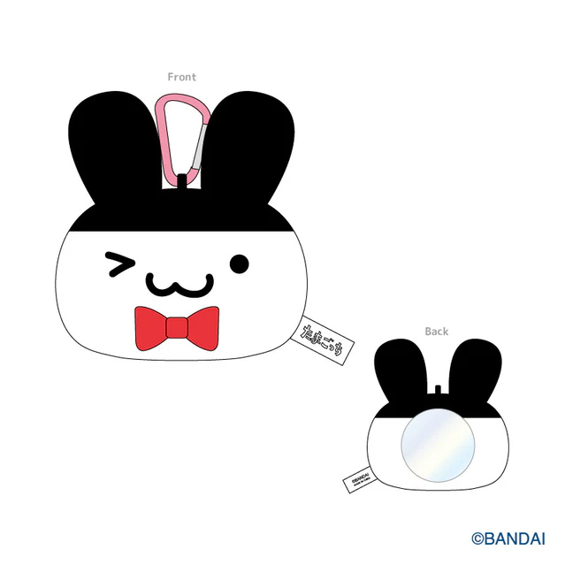 Tamagotchi｜Fluffy Mirror Mascot Mimicchi｜H113 x W148 x D51mm approx.